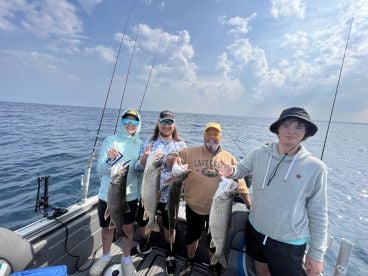 We got on the fish