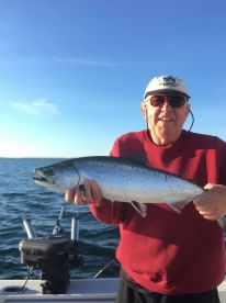 Salmon trip with Caprain Rich DeMOng