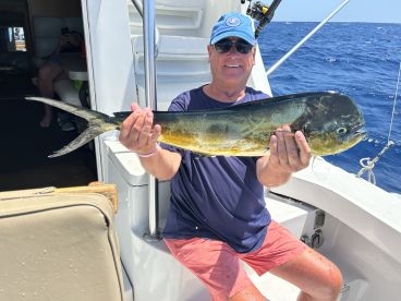 First time fishing offshore in Cabo