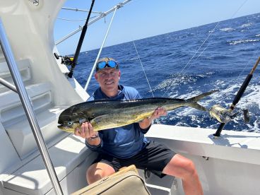 First time fishing offshore in Cabo