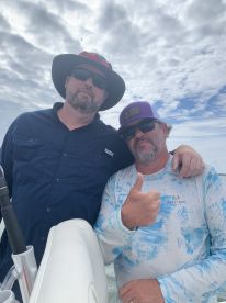 Two happy fishermen