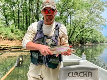 Fly fishing Caney Fork River Nashville