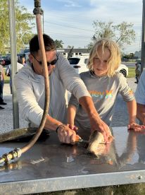 Capt’n Bob skippers a great boat!