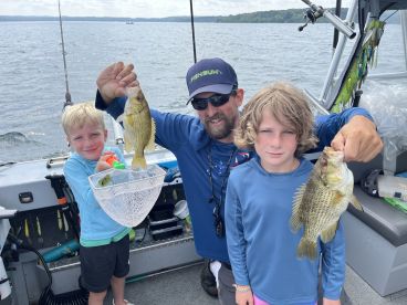 Perfect family trip on Crystal Lake