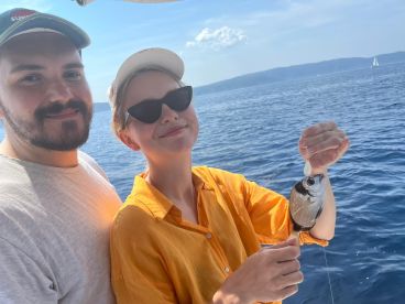 Amazing day on the sea