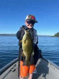 10 yo hooks a whopper.