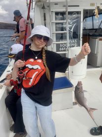 Great trip for all the family , lovely crew and plenty of fish 